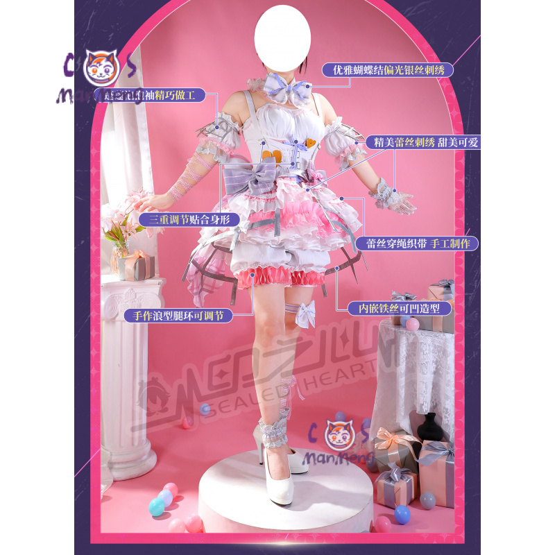 Akiyama Mizuki Amia mzk Anime  - огляд і ціна Anime Cosplay Pink