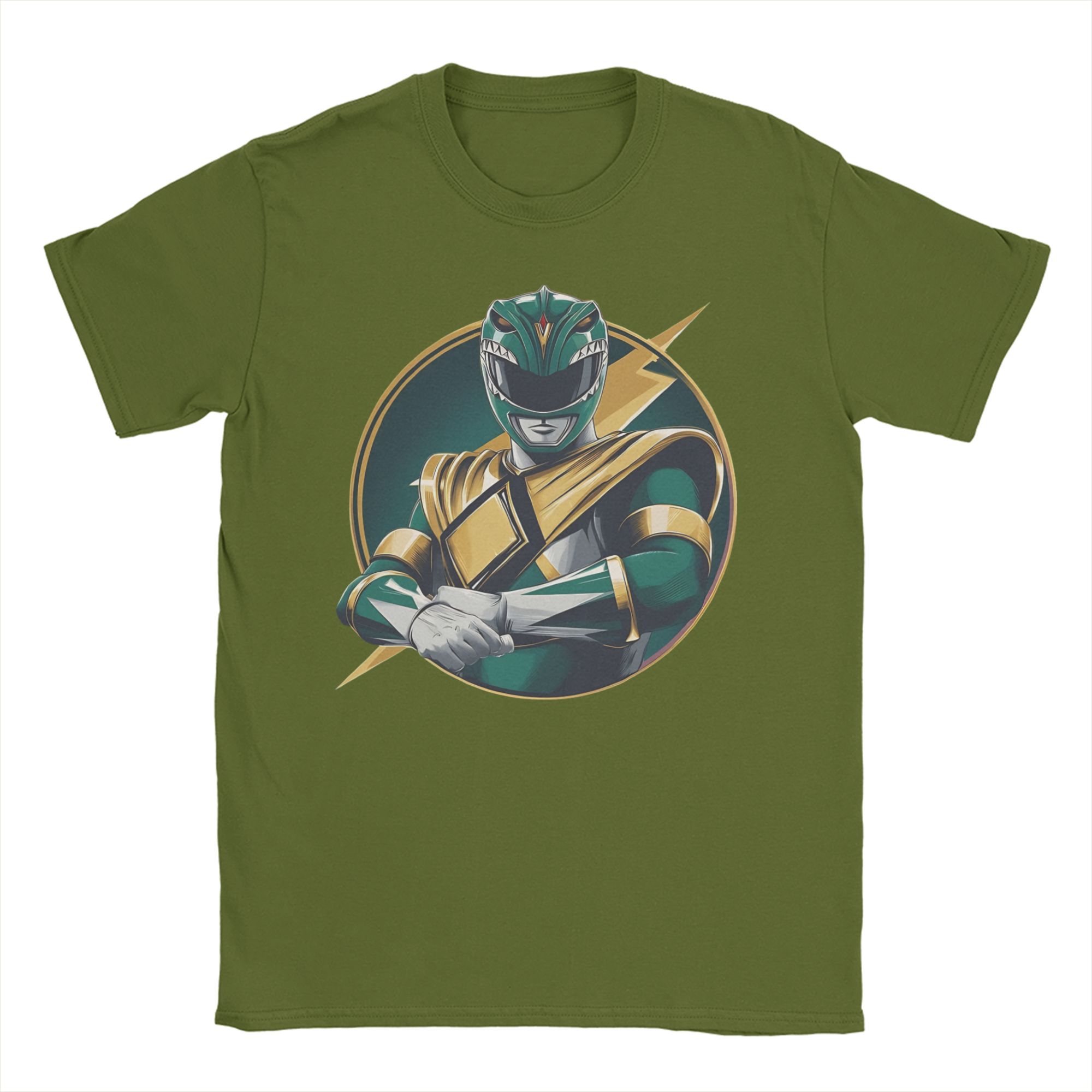 Green Power Rangers  T Shirt M - огляд і ціна Anime Cosplay Ideas Male