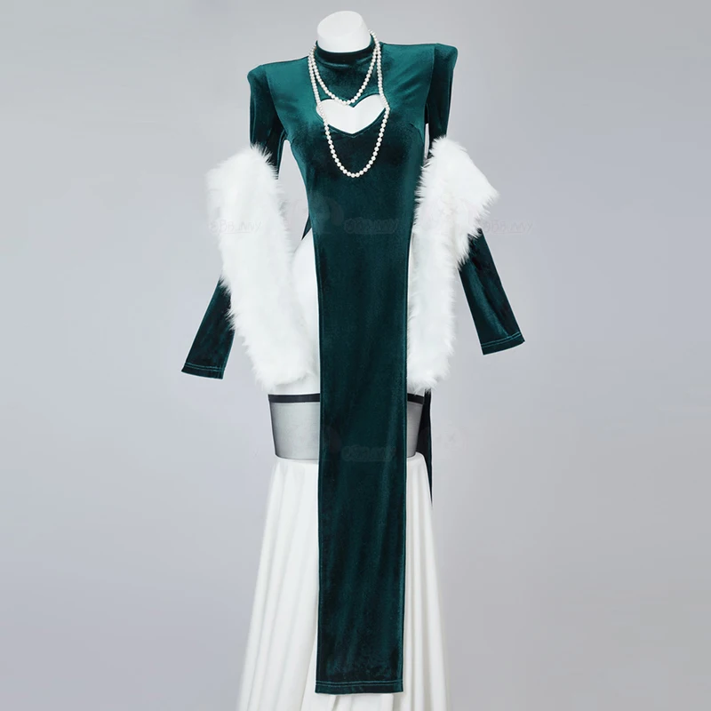 Sexy Velet Furry Cape Dress Wi - огляд і ціна Anime Cosplay One Punch Man