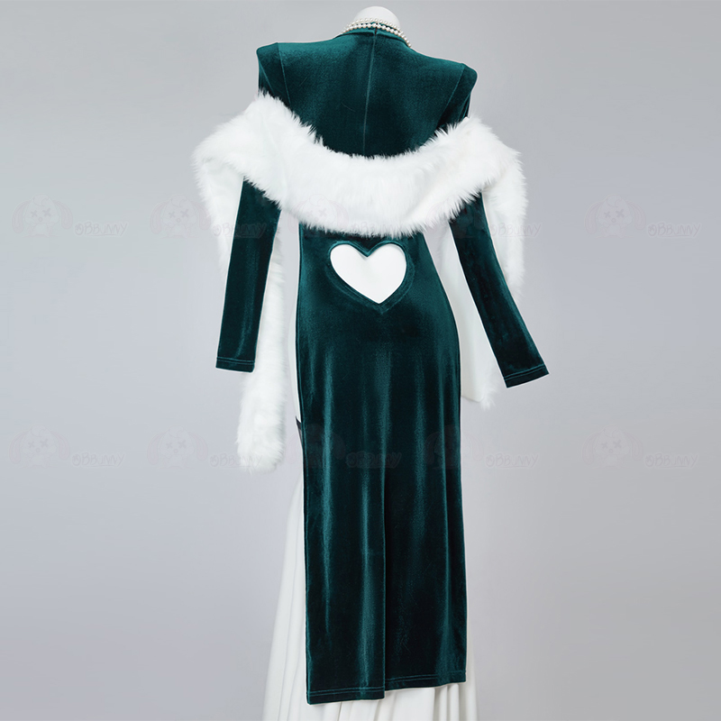 Sexy Velet Furry Cape Dress Wi - огляд і ціна Anime Cosplay One Punch Man
