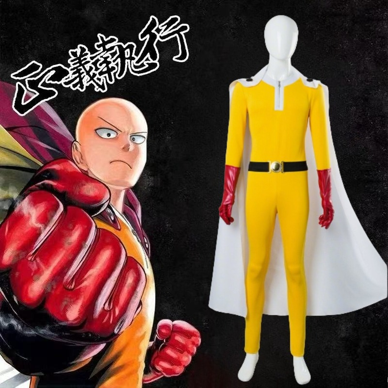 One Punch Man Saitama Cosplay  - огляд і ціна Anime Cosplay One Punch Man