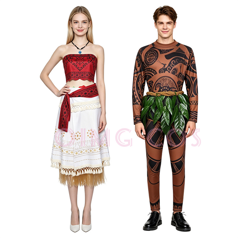 Moanaa Maui‌i Cosplay Costume  - огляд і ціна Anime Cosplay Costumes Female