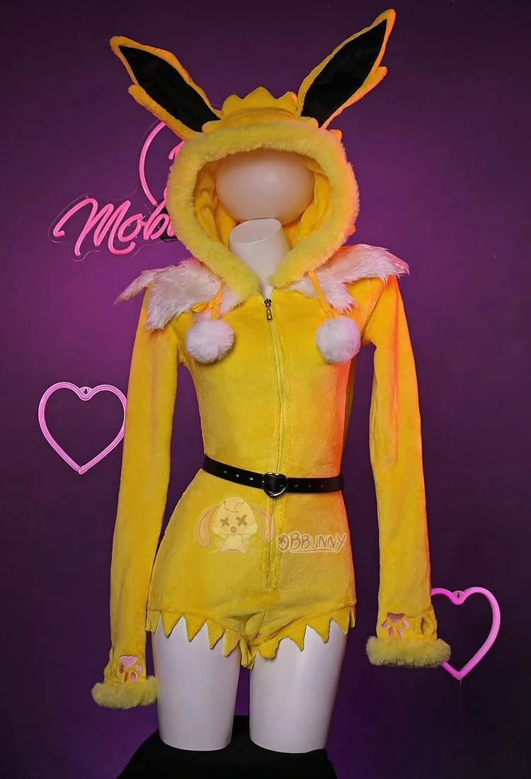 Sexy Deep V Hooded Bodysuit So - огляд і ціна Anime Cosplay Bodysuit