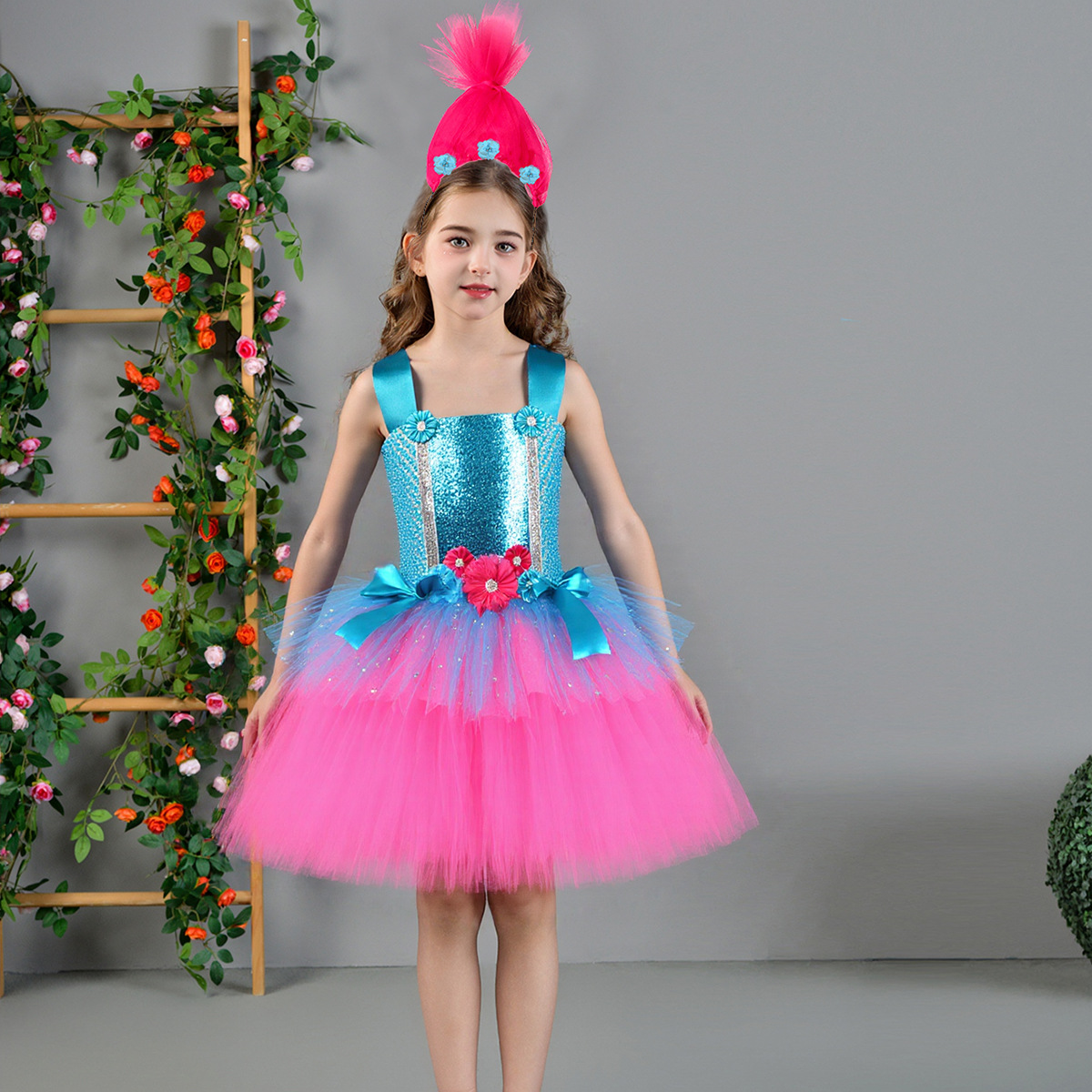 Trolls Tutu Dress for Girls Pr - огляд і ціна Anime Cosplay Toddler