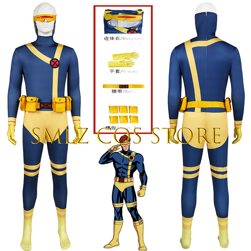 Scott Summers Cosplay Cyclopss - огляд і ціна Anime Cosplay Bodysuit