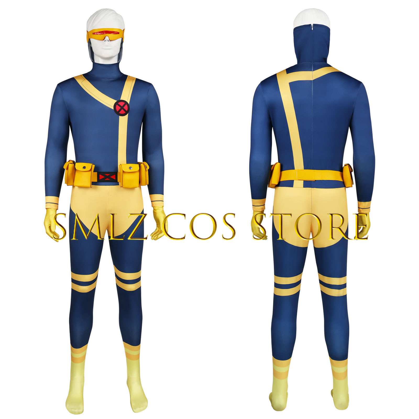 Scott Summers Cosplay Cyclopss - огляд і ціна Anime Cosplay Bodysuit