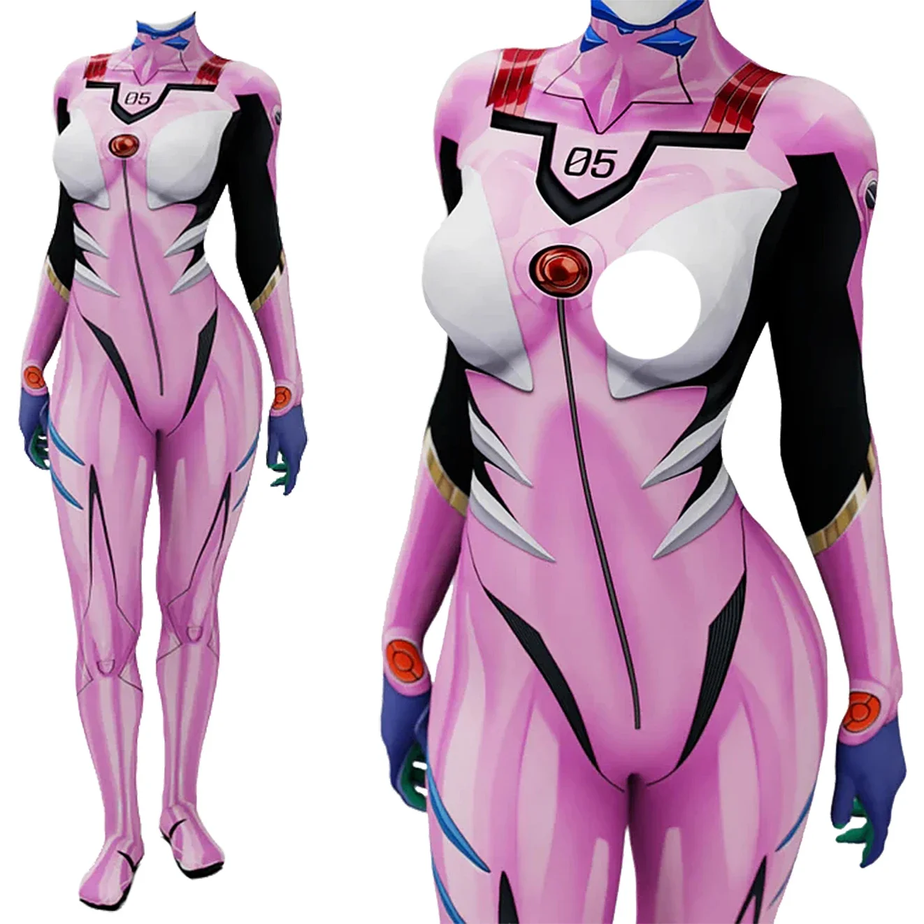Anime EVA 05 Makinami Cosplay  - огляд і ціна Anime Cosplay Bodysuit