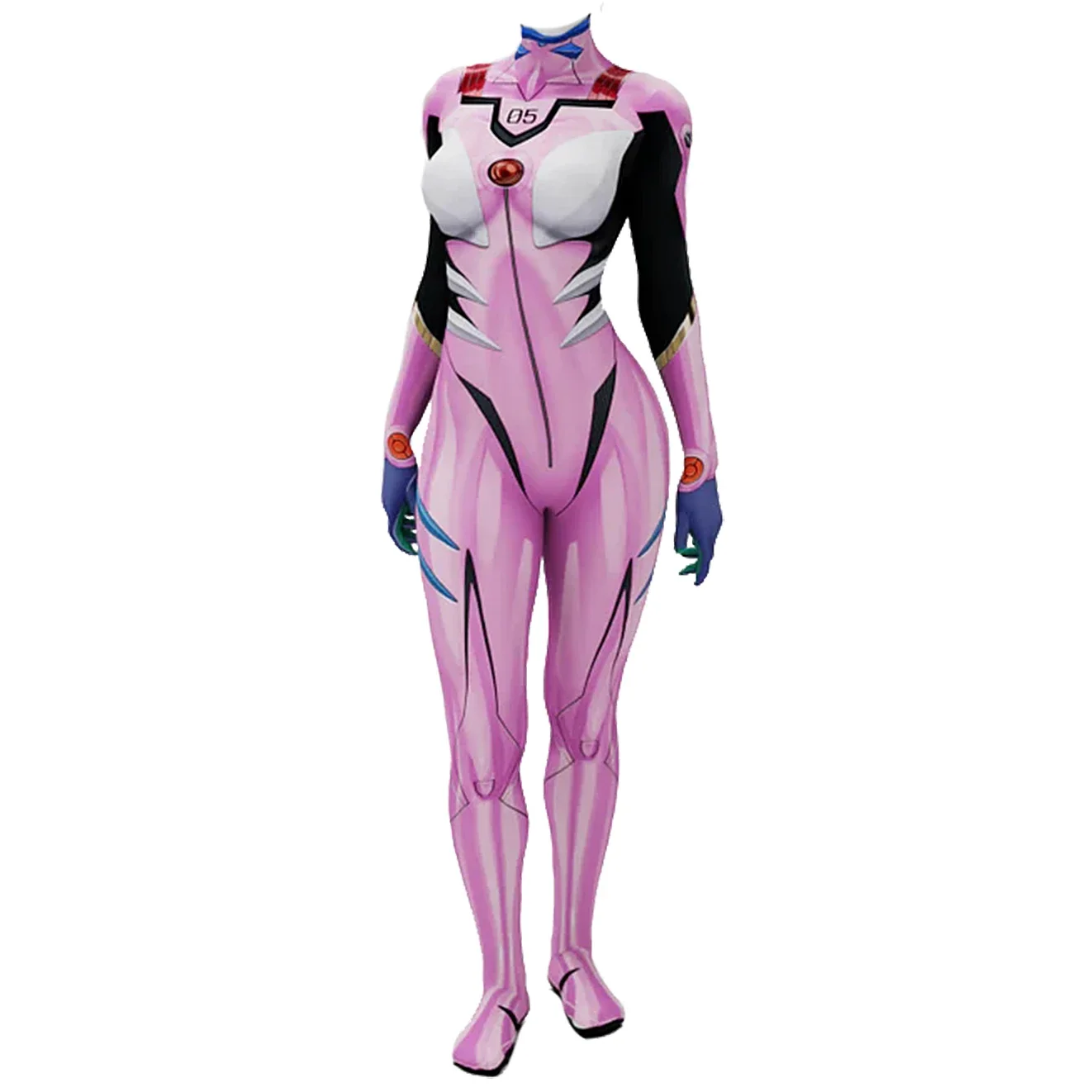 Anime EVA 05 Makinami Cosplay  - огляд і ціна Anime Cosplay Bodysuit