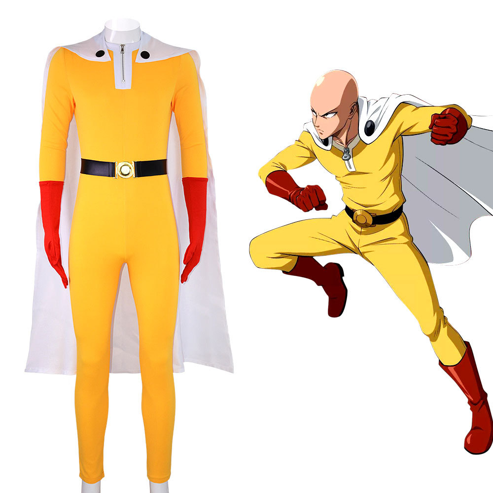 One Punch Man Saitama Cosplay  - огляд і ціна Anime Cosplay One Punch Man