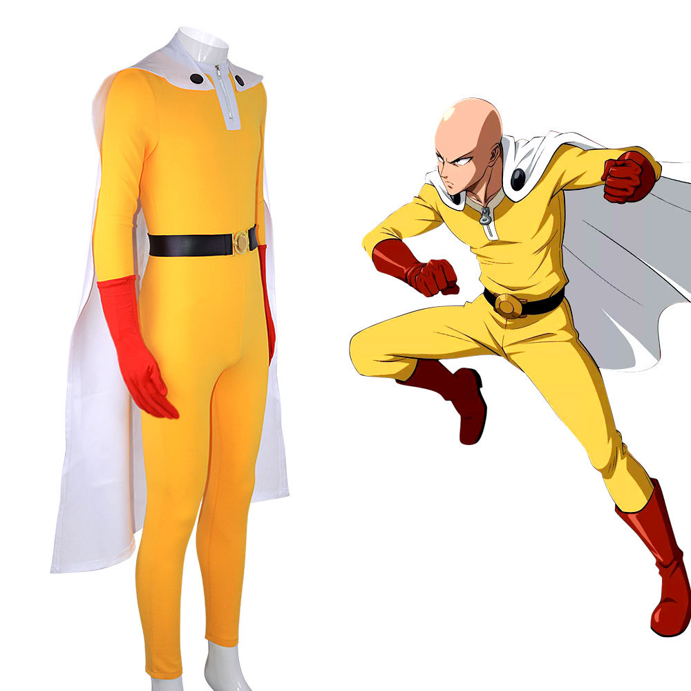 One Punch Man Saitama Cosplay  - огляд і ціна Anime Cosplay One Punch Man