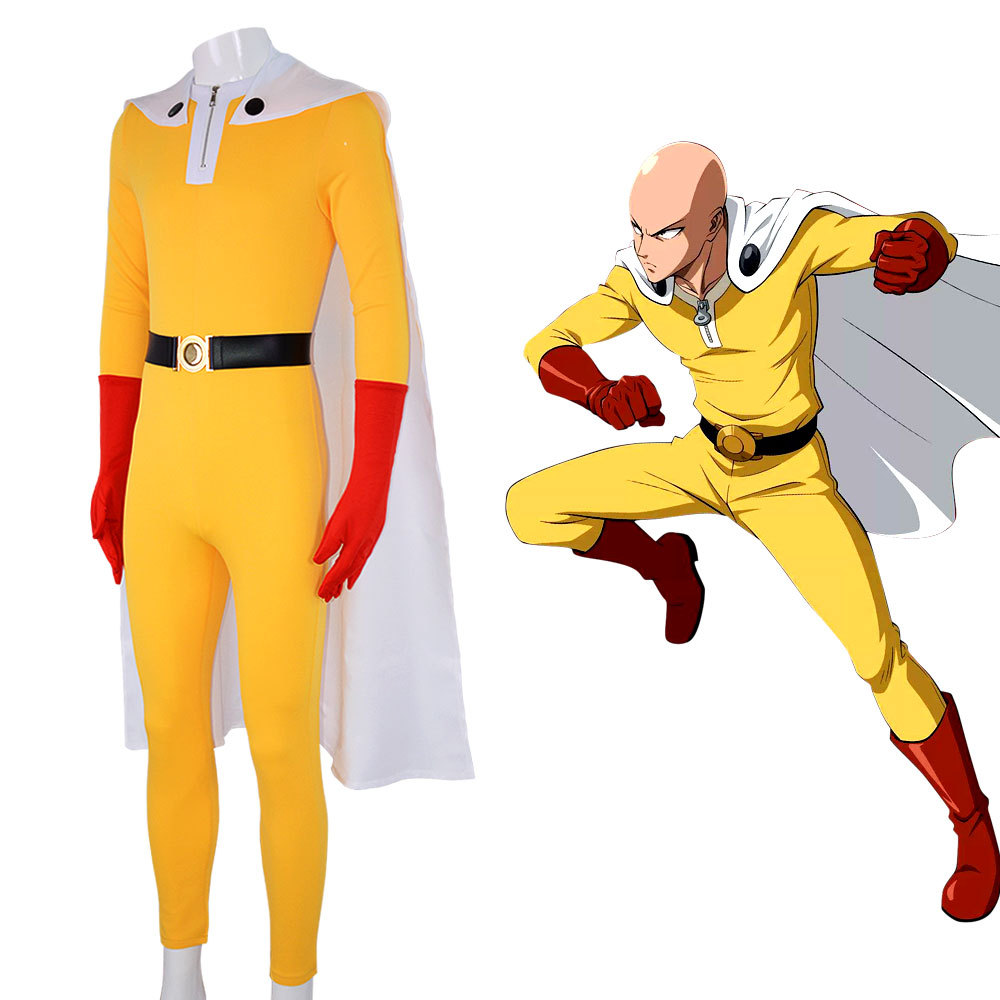 One Punch Man Saitama Cosplay  - огляд і ціна Anime Cosplay One Punch Man