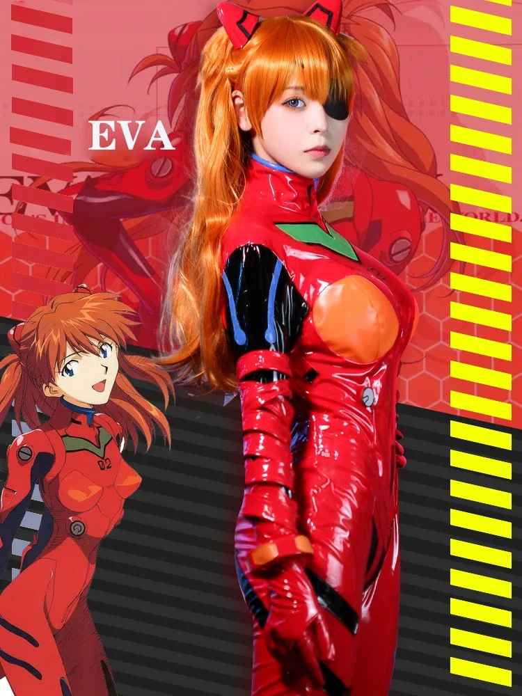 New Eva Shikinami Asuka Langle - огляд і ціна Anime Cosplay Bodysuit