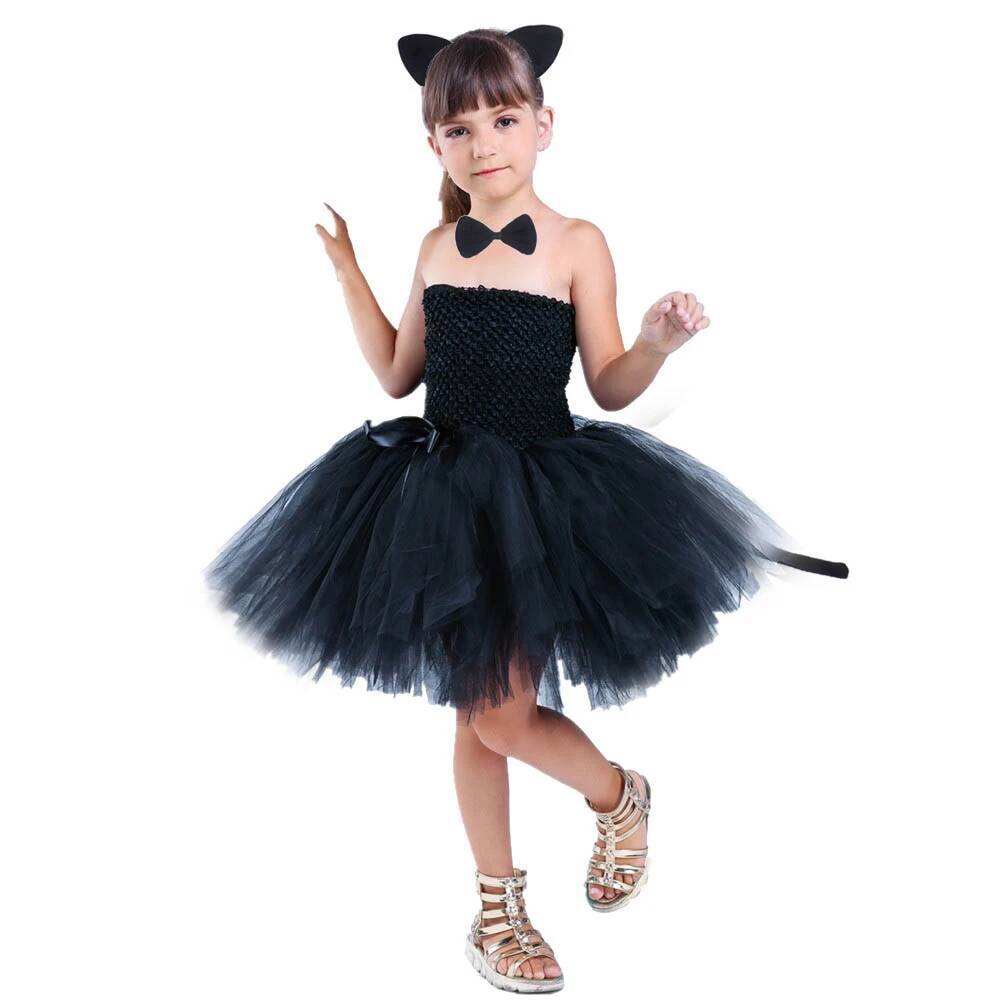 Cute Black Cat Tutu Dress Baby - огляд і ціна Anime Cosplay Toddler