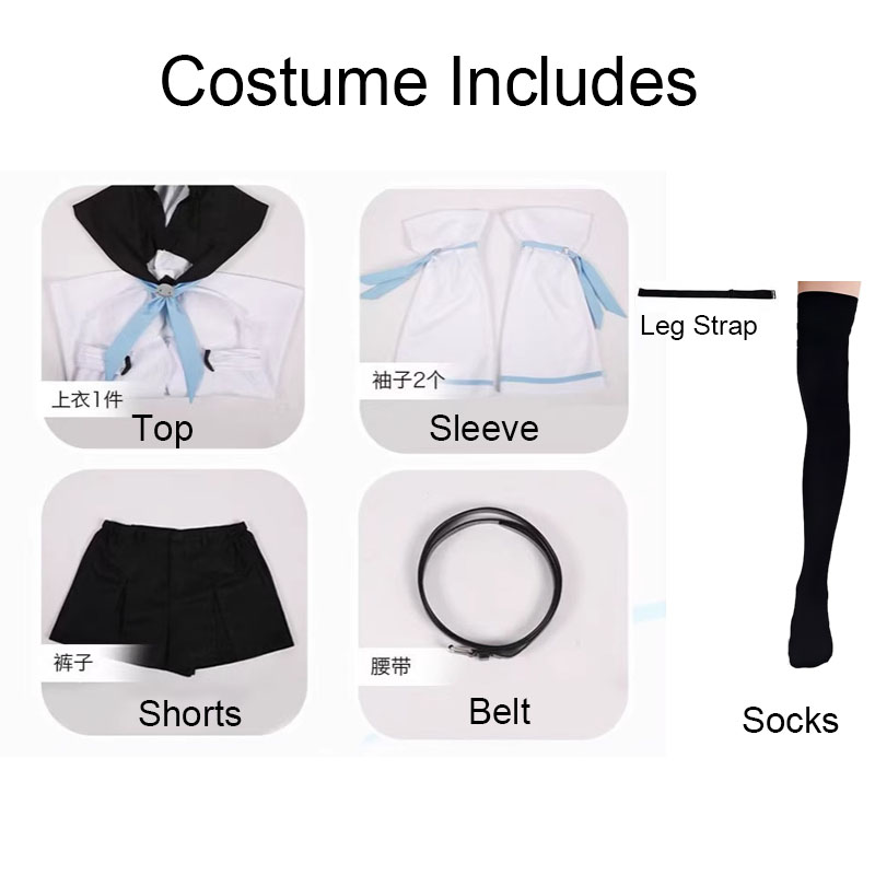 Vtuber Shirakami Fubuki Cospla - огляд і ціна Anime Cosplay Meme