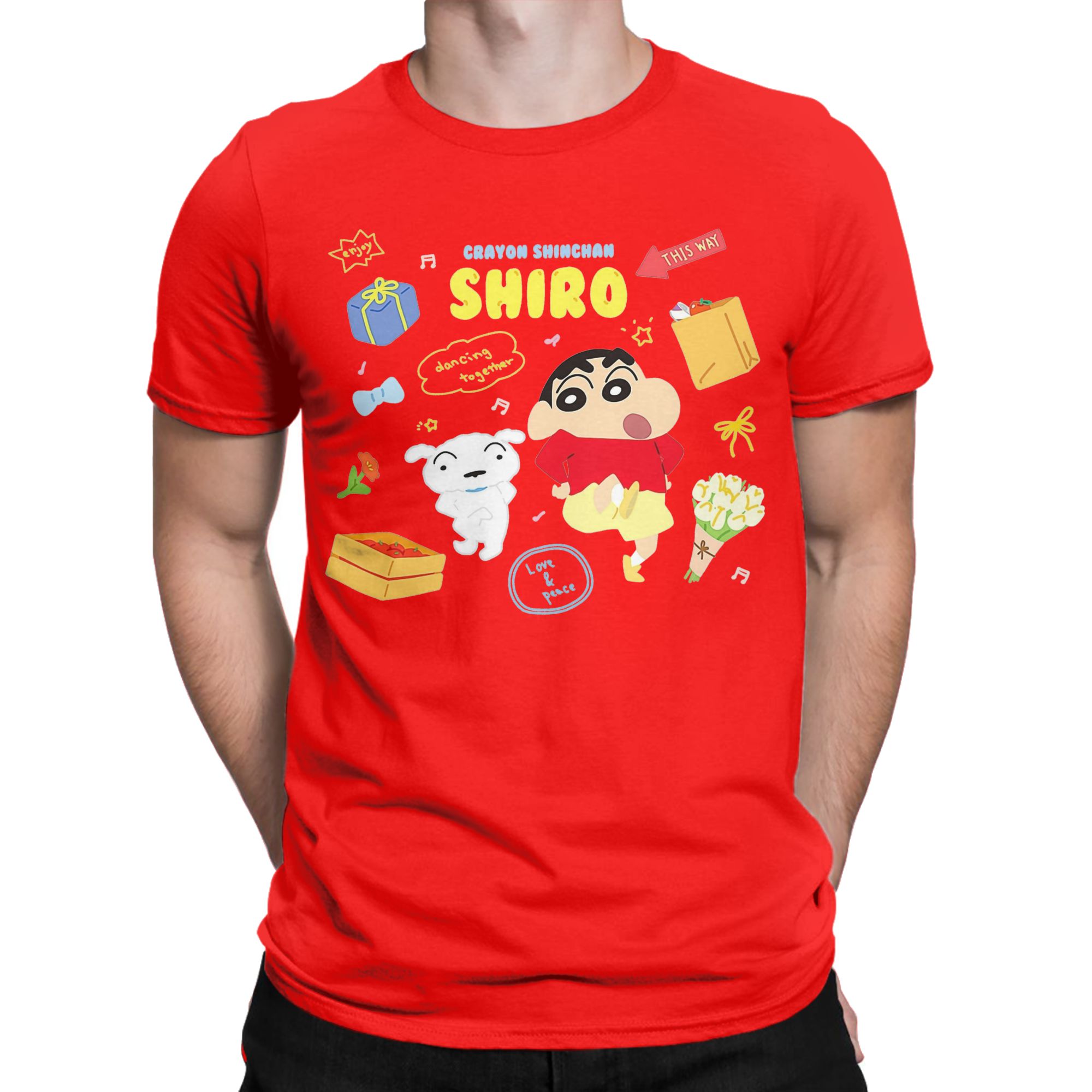 Crayon Shin-chan  T-Shirt Men  - огляд і ціна Anime Cosplay Ideas Male
