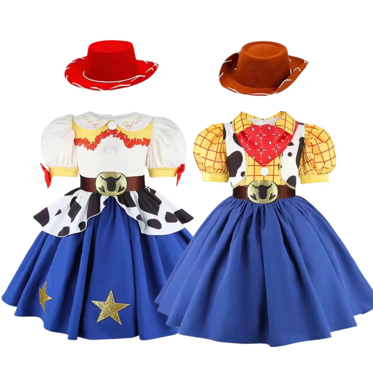 2026 New Girls Cow Spot Dress  - огляд і ціна Anime Cosplay Toddler